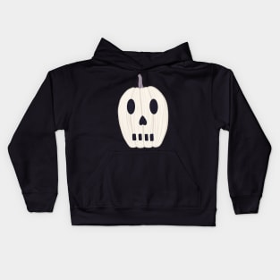 Spooky Pumpkin Skull Kids Hoodie